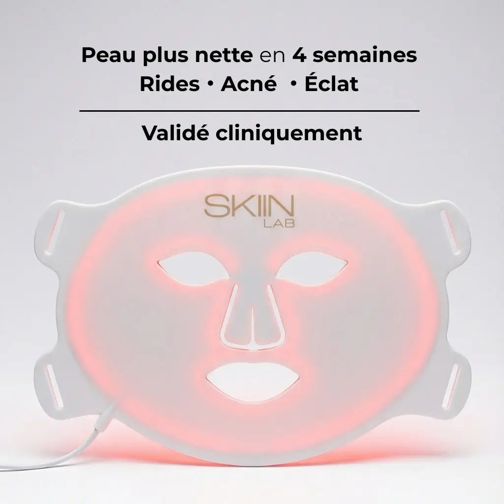Masque LED Visage Anti-Rides & Anti-Acné - skiinlab