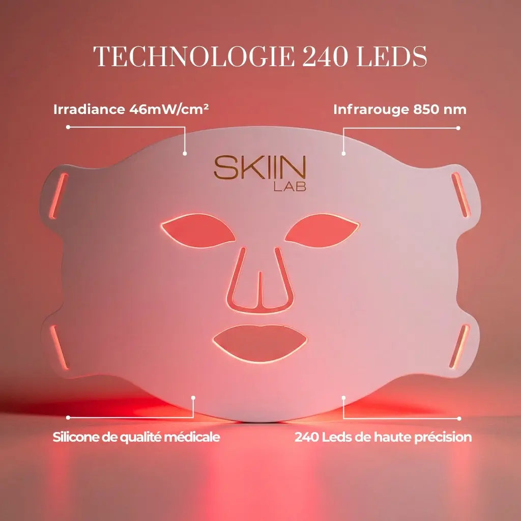 Masque LED Visage Anti-Rides & Anti-Acné - skiinlab